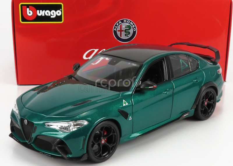 Bburago Alfa romeo Giulia Gtam 2020 1:18 Verde Montreal - Green Met