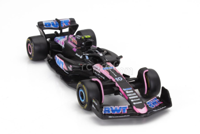 Bburago Alpine F1  A524 Team Bwt Alpine N 10 Season 2024 Pierre Gasly 1:43 Černá Modrá Růžová