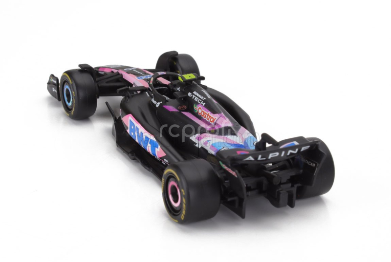 Bburago Alpine F1  A524 Team Bwt Alpine N 10 Season 2024 Pierre Gasly 1:43 Černá Modrá Růžová