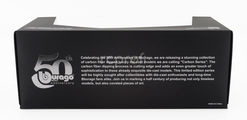Bburago Bugatti Divo 2018 - 50th Anniversary Bburago 1:18 Matně Černá Uhlíková Vlákna