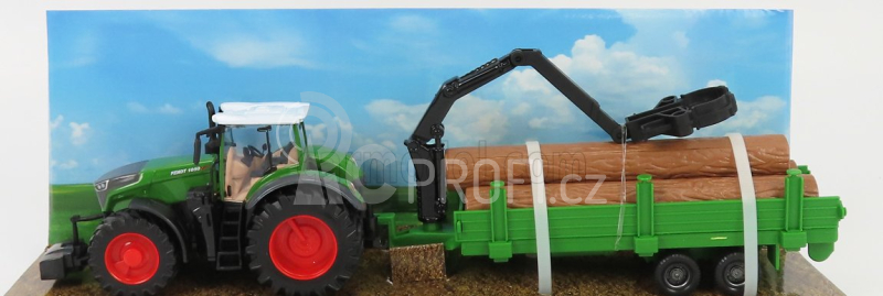 Bburago Fendt 1050 Vario se dřevem