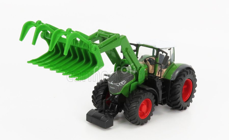 Bburago Fendt Vario 1050 Tractor With Front Grapple 2016 1:50 Zelená Šedá Červená