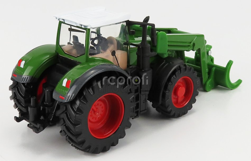 Bburago Fendt Vario 1050 Tractor With Front Logging Grab 2016 1:50 Zelená Šedá Červená
