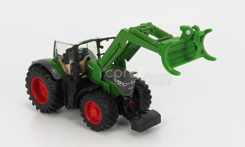 Bburago Fendt Vario 1050 Tractor With Front Logging Grab 2016 1:50 Zelená Šedá Červená