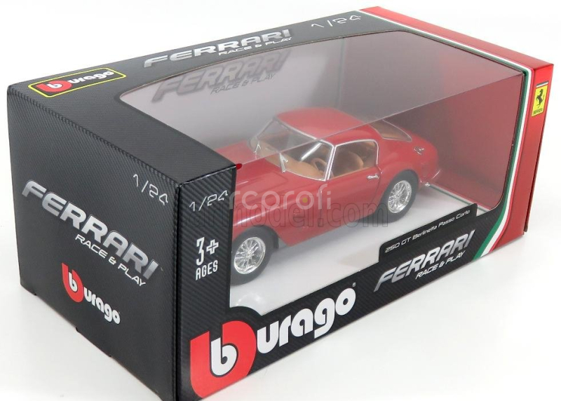 Bburago Ferrari 250gt Swb Berlinetta 1959 1:24 Red