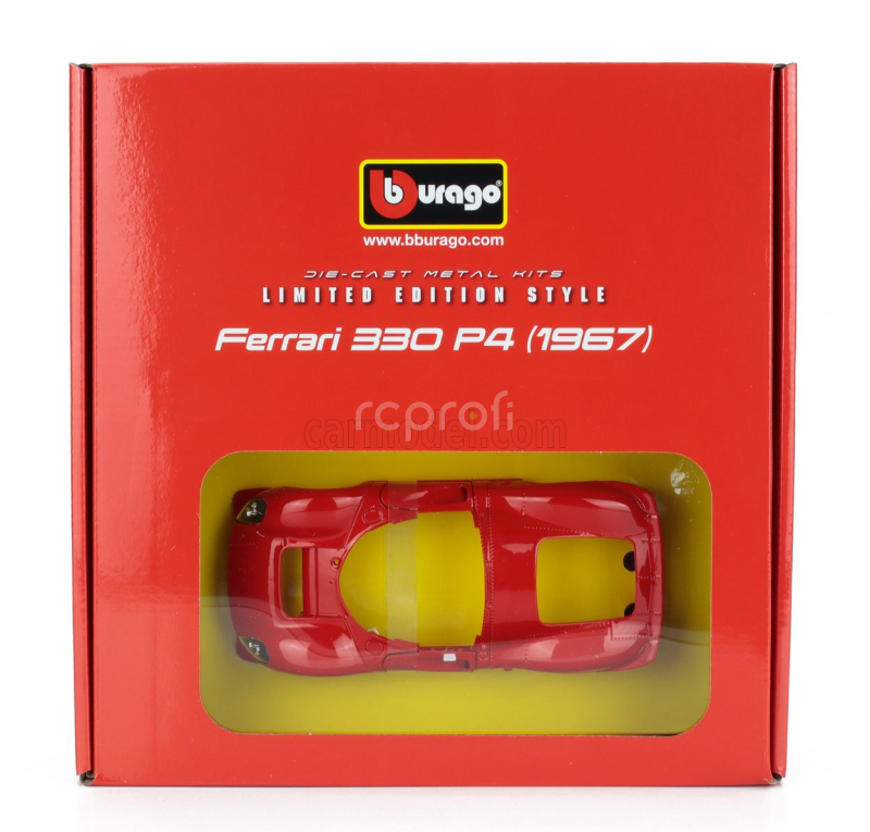 Bburago Ferrari 330 P3 4.0l V12 Spider Team Ferrari Spa Sefac N 23 Winner 24h Daytona 1967 Lorenzo Bandini - Chris Amon 1:24 Red