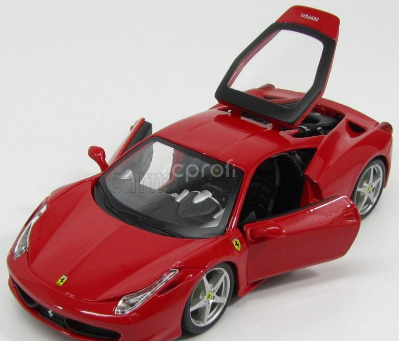 Bburago Ferrari 458 Italia 8c 2009 1:24 Red