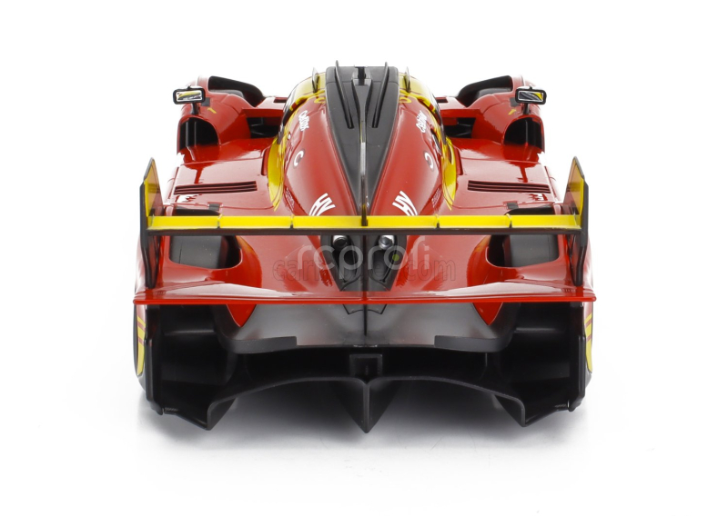 Bburago Ferrari 499p 3.0l Turbo V6 Team Ferrari Af Corse N 50 Winner 24h Le Mans 2024 Antonio Fuoco - Miguel Molina - Nicklas Nielsen 1:18 Red