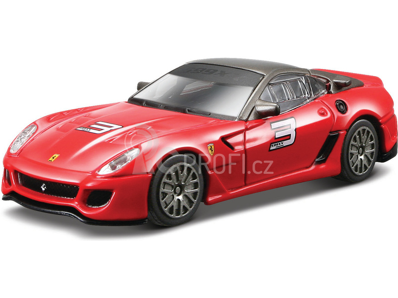 Bburago Ferrari 599xx 1:43 červená
