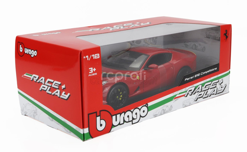 Bburago Ferrari 812 Competizione 2021 1:18 Rosso Corsa - Červená