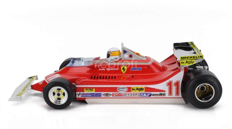Bburago Ferrari F1  312t4 Short Tail N 11 Winner Monaco Gp Jody Scheckter (with Pilot) 1979 World Champion 1:18 Red