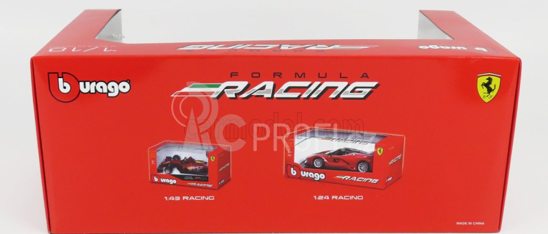 Bburago Ferrari F1-75 Scuderia Ferrari N 16 Season 2022 Charles Leclerc 1:18, červená