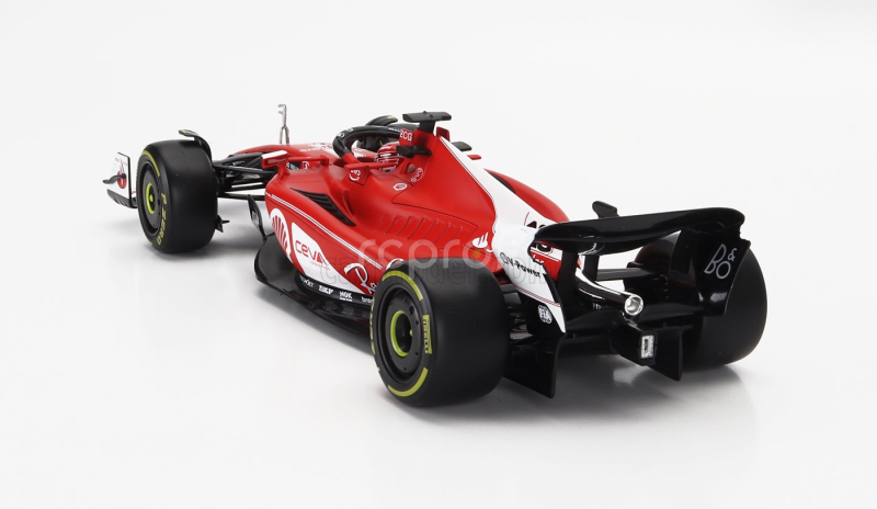 Bburago Ferrari F1  Sf-23 Team Scuderia Ferrari N 16 2nd Las Vegas Usa Gp 2023 Charles Leclerc 1:18 Červená Bílá Černá