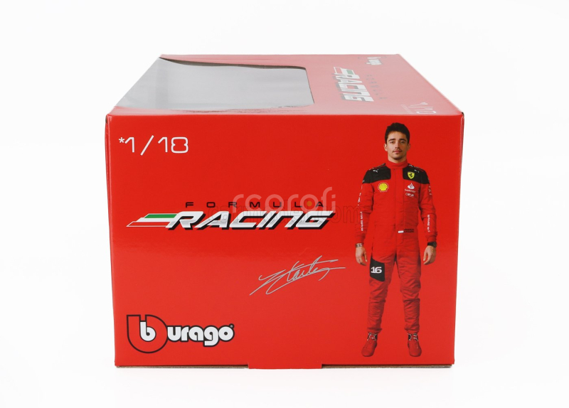 Bburago Ferrari F1  Sf-23 Team Scuderia Ferrari N 16 2nd Las Vegas Usa Gp 2023 Charles Leclerc 1:18 Červená Bílá Černá