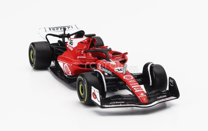 Bburago Ferrari F1  Sf-23 Team Scuderia Ferrari N 16 2nd Las Vegas Usa Gp 2023 Charles Leclerc 1:43 Červená Bílá Černá
