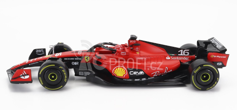 Bburago Ferrari F1  Sf-23 Team Scuderia Ferrari N 16 Season 2023 Charles Leclerc - Exclusive Carmodel 1:18 Červená Černá