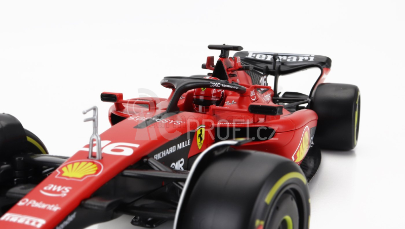 Bburago Ferrari F1  Sf-23 Team Scuderia Ferrari N 16 Season 2023 Charles Leclerc - Exclusive Carmodel 1:18 Červená Černá