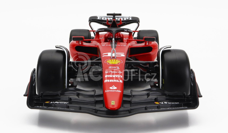 Bburago Ferrari F1  Sf-23 Team Scuderia Ferrari N 16 Season 2023 Charles Leclerc - Exclusive Carmodel 1:18 Červená Černá