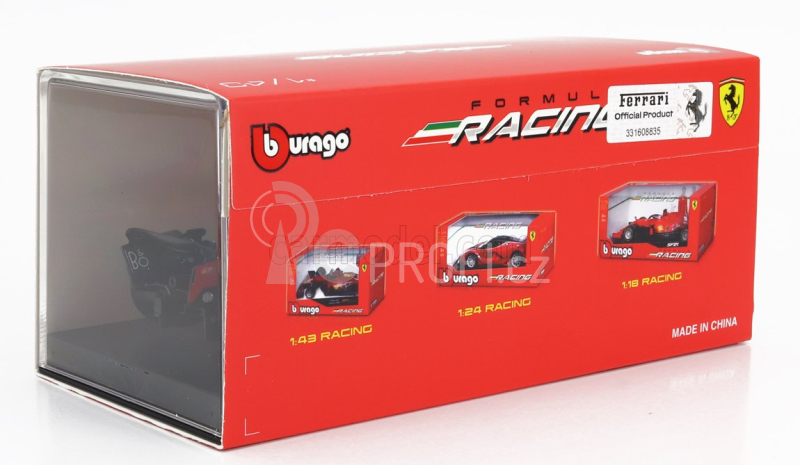 Bburago Ferrari F1 Sf-23 Team Scuderia Ferrari N 16 1:43, červená