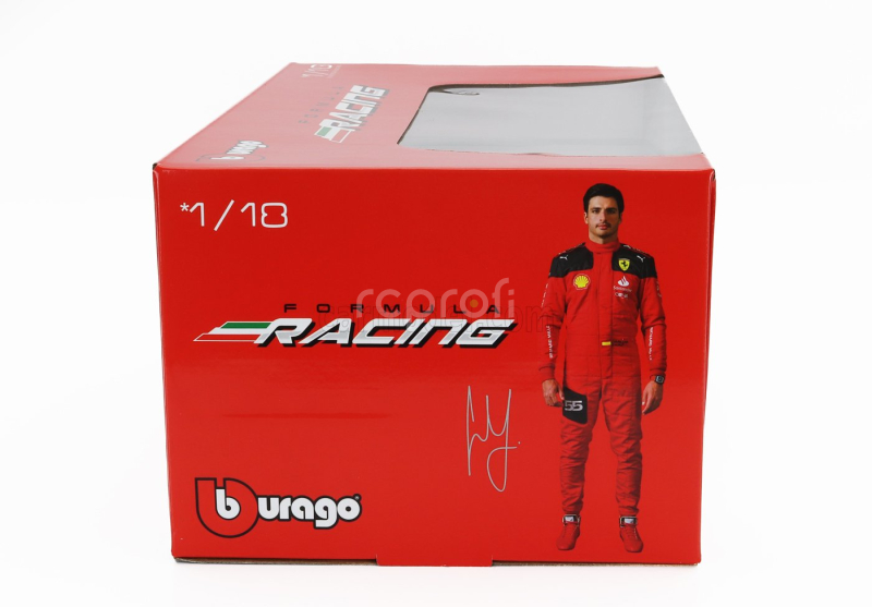 Bburago Ferrari F1  Sf-23 Team Scuderia Ferrari N 55 Las Vegas Usa Gp 2023 Carlos Sainz 1:18 Červená Bílá Černá