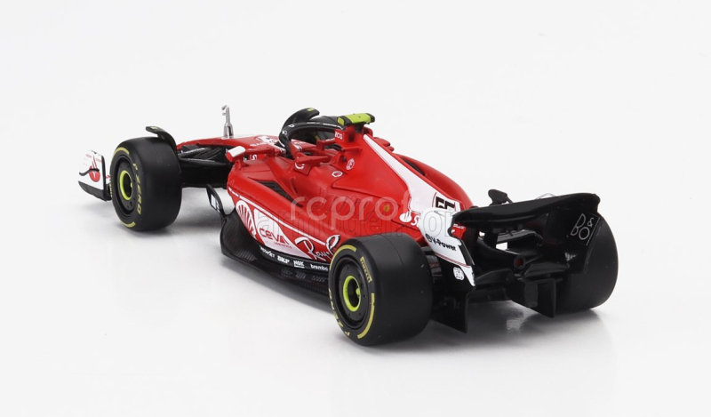 Bburago Ferrari F1  Sf-23 Team Scuderia Ferrari N 55 Las Vegas Usa Gp 2023 Carlos Sainz 1:43 Červená Bílá Černá