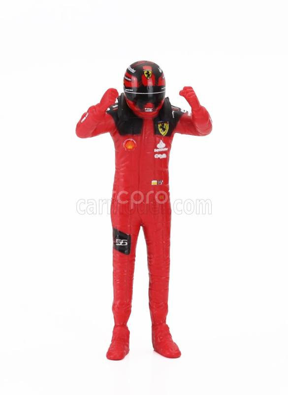 Bburago Ferrari F1  Sf-23 Team Scuderia Ferrari N 55 Season 2023 Carlos Sainz 1:24 Červená Černá