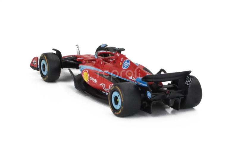 Bburago Ferrari F1  Sf-24 Team Scuderia Ferrari N 16 3rd Miami Gp 2024 Charles Leclerc 1:43 Červená Černá Světle Modrá