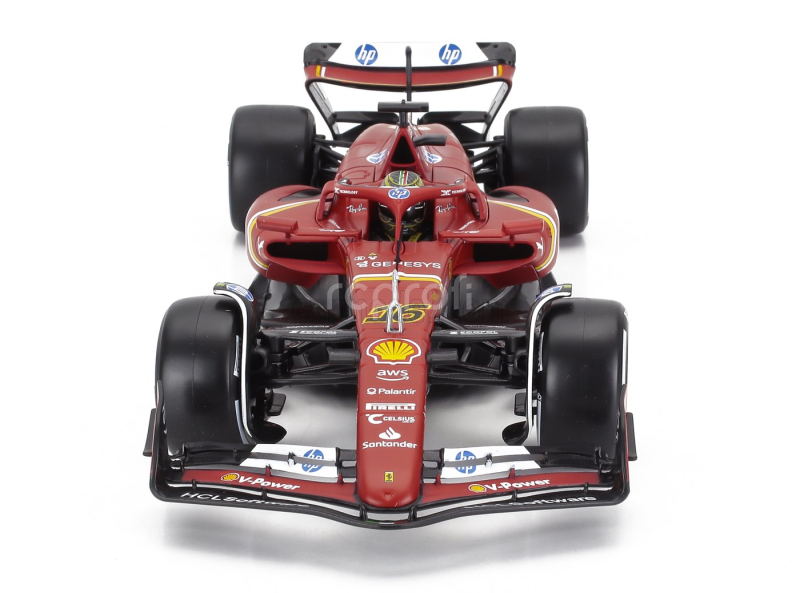 Bburago Ferrari F1  Sf-24 Team Scuderia Ferrari N 16 Winner Italy Monza Gp 2024 Charles Leclerc 1:18 Červená Bílá Černá