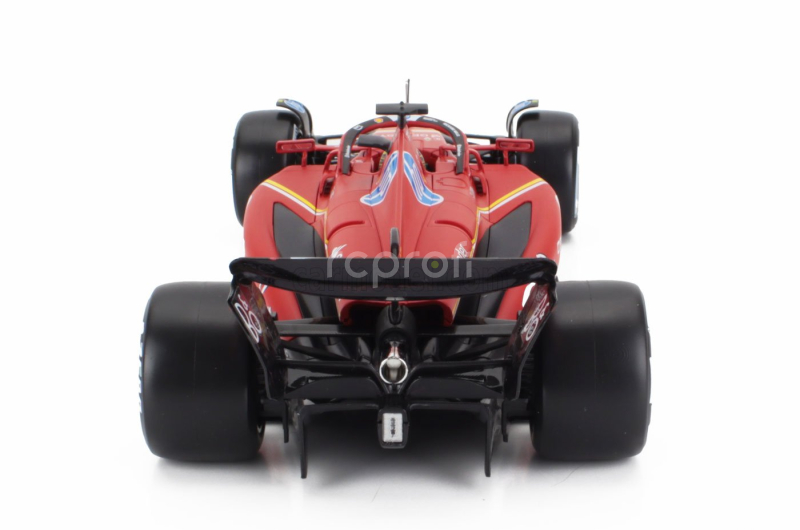Bburago Ferrari F1  Sf-24 Team Scuderia Ferrari N 16 Winner Italy Monza Gp 2024 Charles Leclerc - Con Vetrina - With Showcase 1:18 Červená Bílá Černá