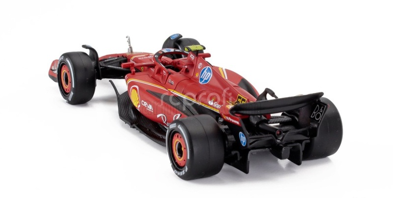 Bburago Ferrari F1  Sf-24 Team Scuderia Ferrari N 55 4th Italy Monza Gp 2024 Carlos Sainz 1:43 Červená Bílá Černá
