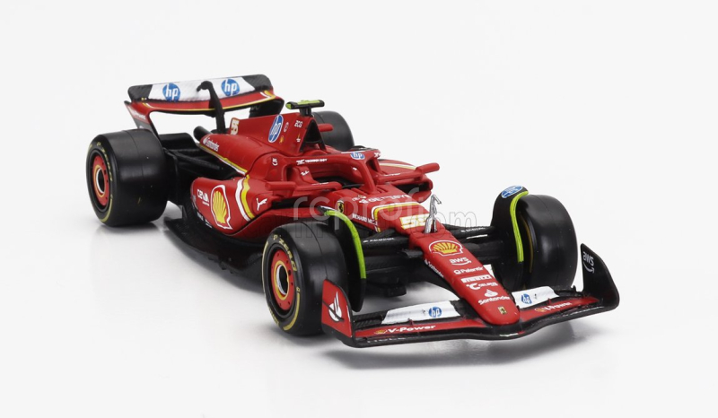 Bburago Ferrari F1  Sf-24 Team Scuderia Ferrari N 55 5th Emilia Romagna Imola Gp 2024 Carlos Sainz 1:43 Červená Černá