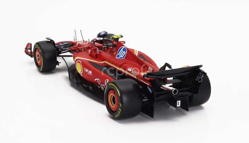 Bburago Ferrari F1  Sf-24 Team Scuderia Ferrari N 55 Season 2024 Carlos Sainz 1:18 Červená Černá