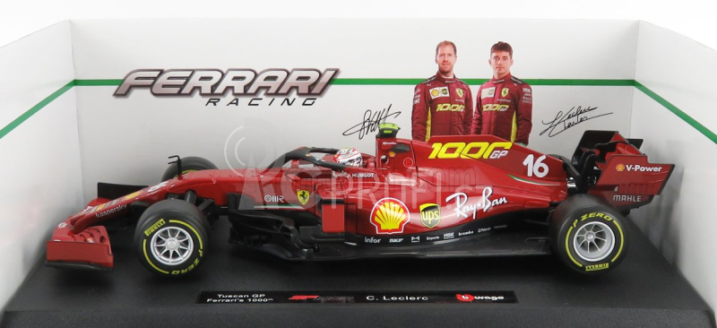 Bburago Ferrari F1  Sf1000 Team Scuderia Ferrari N 16 1:18, červená