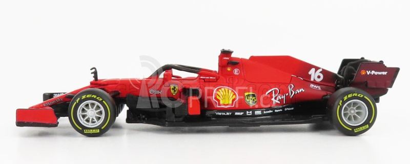 Bburago Ferrari F1 Sf21  Team Scuderia Ferrari Mission Winnow N 16 Season 2021 Charles Leclerc 1:43 Red