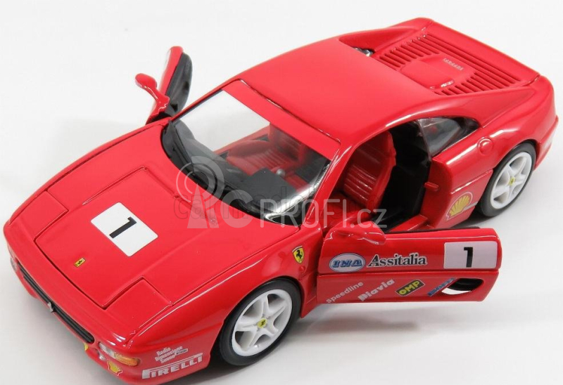 Bburago Ferrari F355 Challenge 1:24 červená