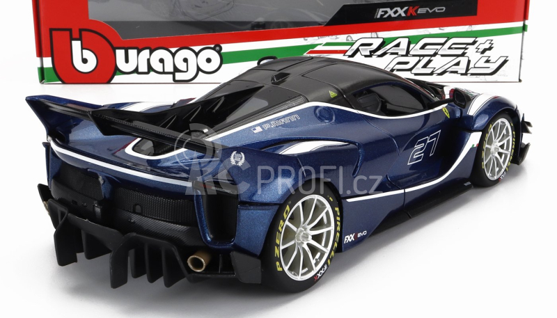 Bburago Ferrari FXX-K EVO 1:18 #27 modrá