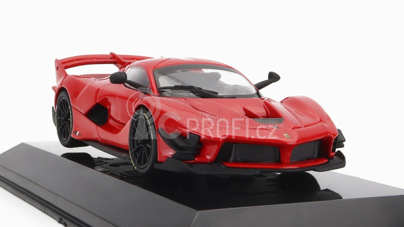 Bburago Ferrari Fxx-k Evo Hybrid 6.3 V12 1050hp 2017 - Con Vetrina - With Showcase - Exclusive Carmodel 1:43 Rosso Corsa Červená