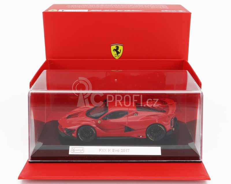 Bburago Ferrari Fxx-k Evo Hybrid 6.3 V12 1050hp 2017 1:43, červená