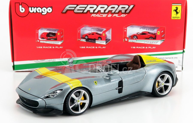 Bburago Ferrari Monza Sp1 2018 1:24 Silver
