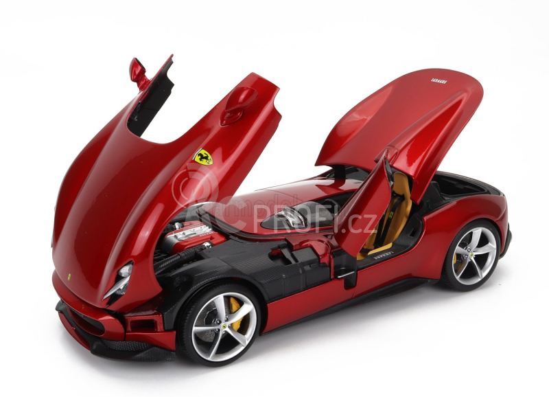 Bburago Ferrari Monza Sp1 2018 - Exclusive Carmodel 1:18 Red Met