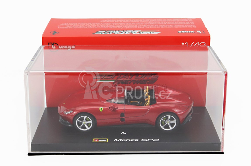 Bburago Ferrari Monza Sp2 2018 1:43 Red Met