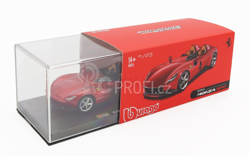 Bburago Ferrari Monza Sp2 2018 1:43 Red Met