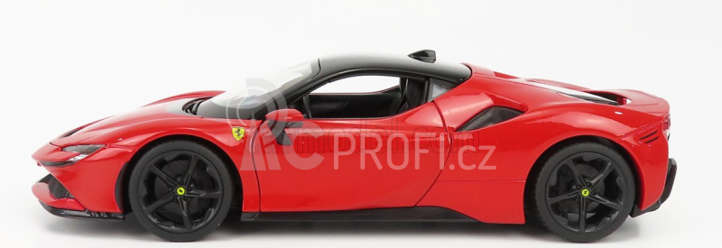 Bburago Ferrari Sf90 Stradale Hybrid 1000hp 2019 1:18 Červená Černá