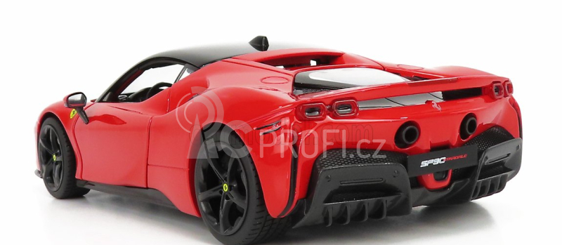 Bburago Ferrari Sf90 Stradale Hybrid 1000hp 2019 1:18 Červená Černá