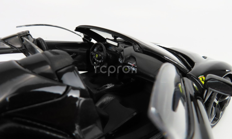 Bburago Ferrari Sf90 Stradale Spider Assetto Fiorano 2019 1:18 Black