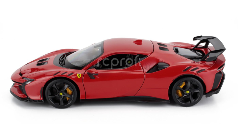 Bburago Ferrari Sf90 Xx Stradale 2024 1:18 Rosso Corsa - Červená Černá