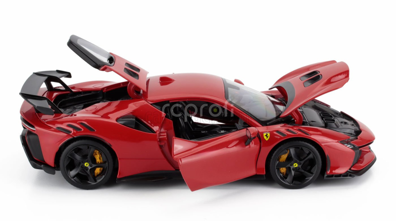 Bburago Ferrari Sf90 Xx Stradale 2024 1:18 Rosso Corsa - Červená Černá