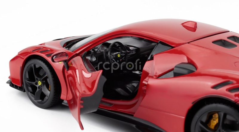 Bburago Ferrari Sf90 Xx Stradale 2024 1:18 Rosso Corsa - Červená Černá