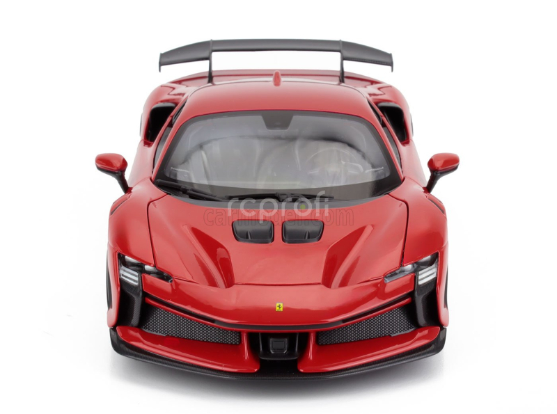 Bburago Ferrari Sf90 Xx Stradale 2024 1:18 Rosso Corsa - Červená Černá