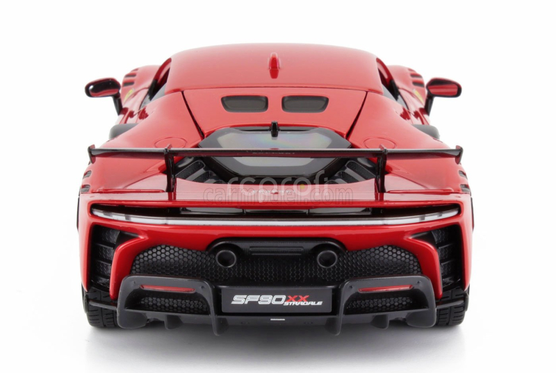 Bburago Ferrari Sf90 Xx Stradale 2024 1:18 Rosso Corsa - Červená Černá